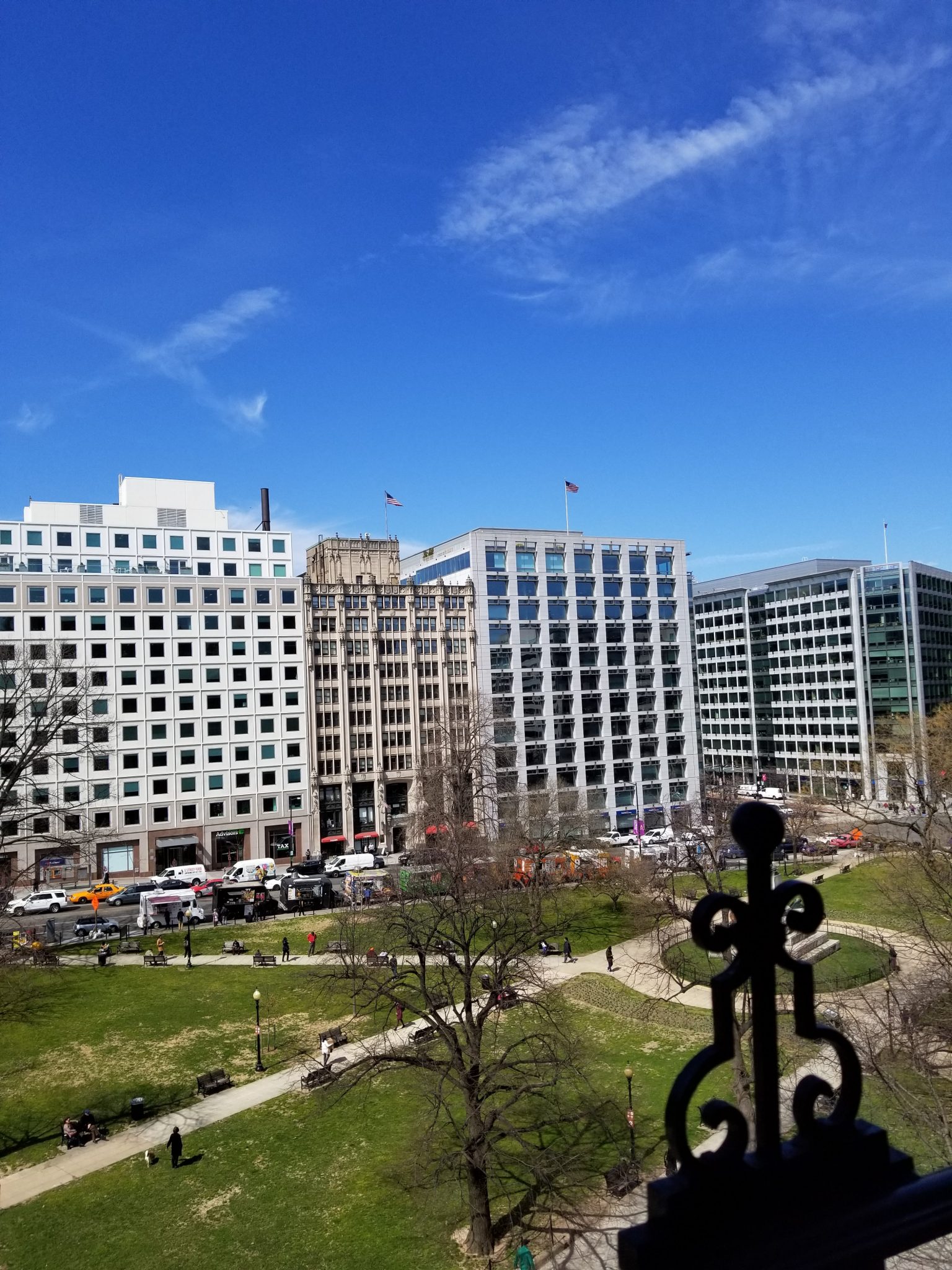 Farragut Business Center DC view of park HourOffice